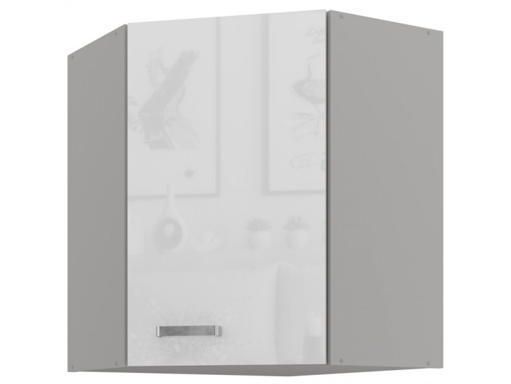 NIKI 25. 58/58 GN-72 58,5/58,5x71,5x31cm fényes fehér/szürke