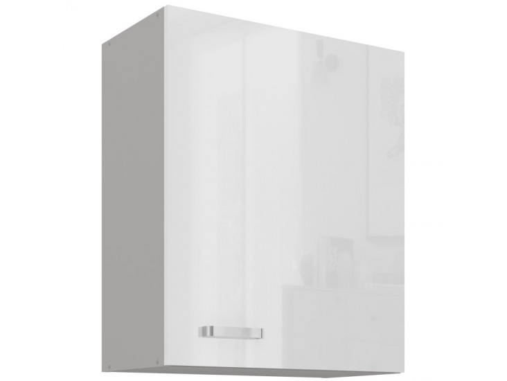 Niki 25. 60 G-72 1F 80x71,5x31cm fényes fehér/szürke