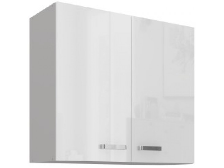 Niki 25. 80 G-72 2F 80x71,5x31cm fényes fehér/szürke