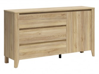 Sawira II KOM1D3S komód mauvella tölgy