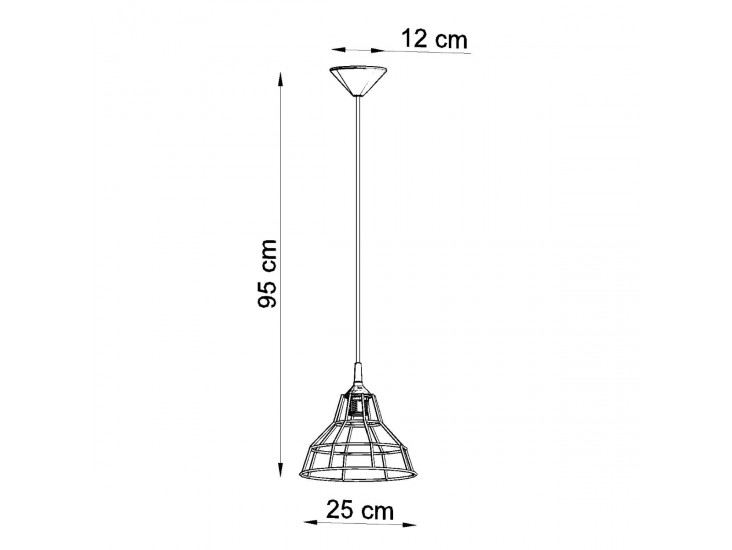 Anata fehér függőlámpa