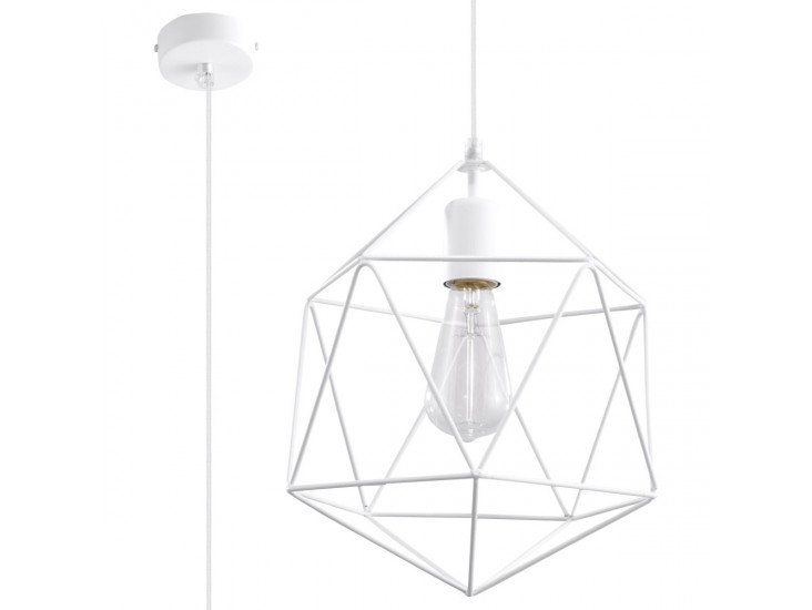 Gaspare fehér függőlámpa