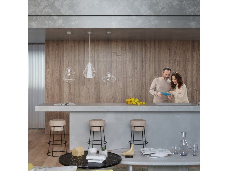 Gaspare fehér függőlámpa