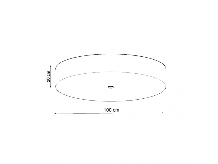 Skala 100 fekete mennyezeti lámpa