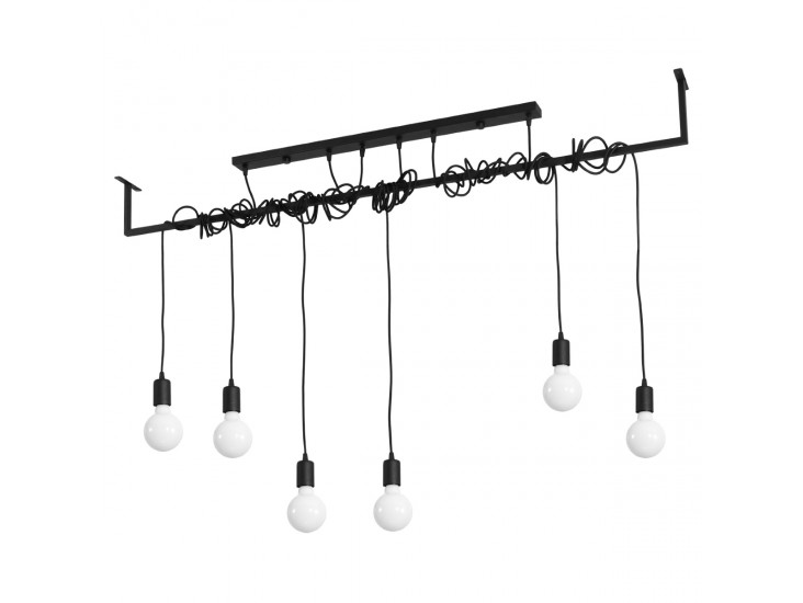 Salamanca 6 fekete csillár