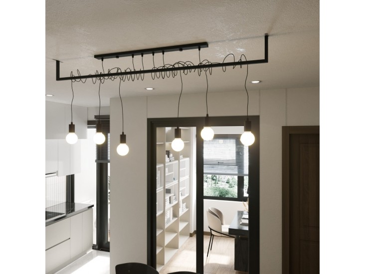 Salamanca 6 fekete csillár