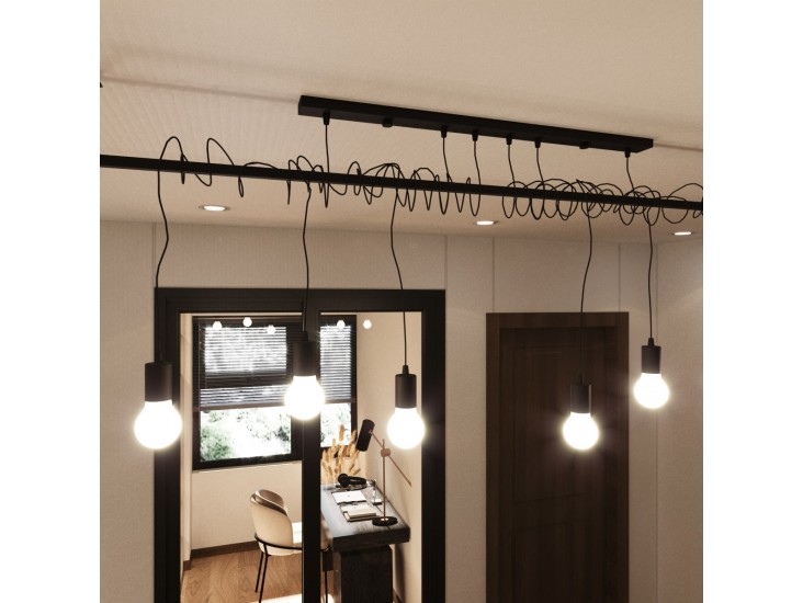 Salamanca 6 fekete csillár