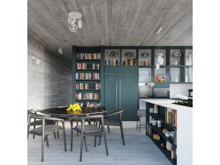 Titran 1 fehér függőlámpa