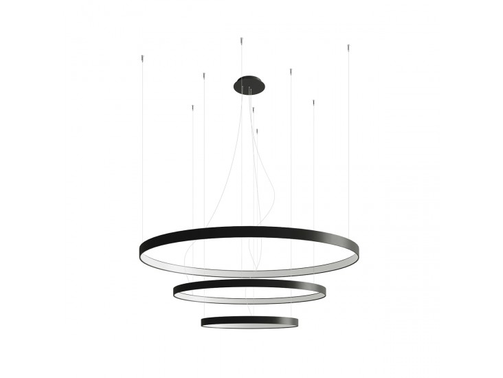 Rio 3 55/78/110 fekete LED 4000K csillár Rio 3 55/78/110 fekete LED 4000K csillár
