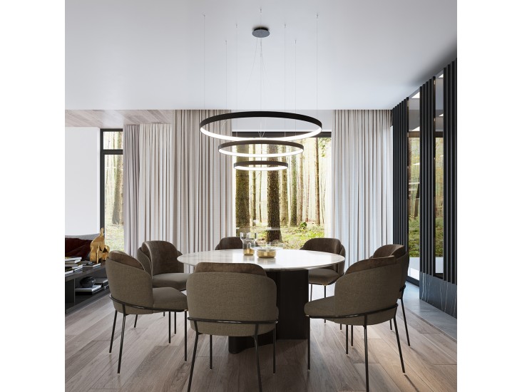 Rio 3 55/78/110 fekete LED 4000K csillár Rio 3 55/78/110 fekete LED 4000K csillár