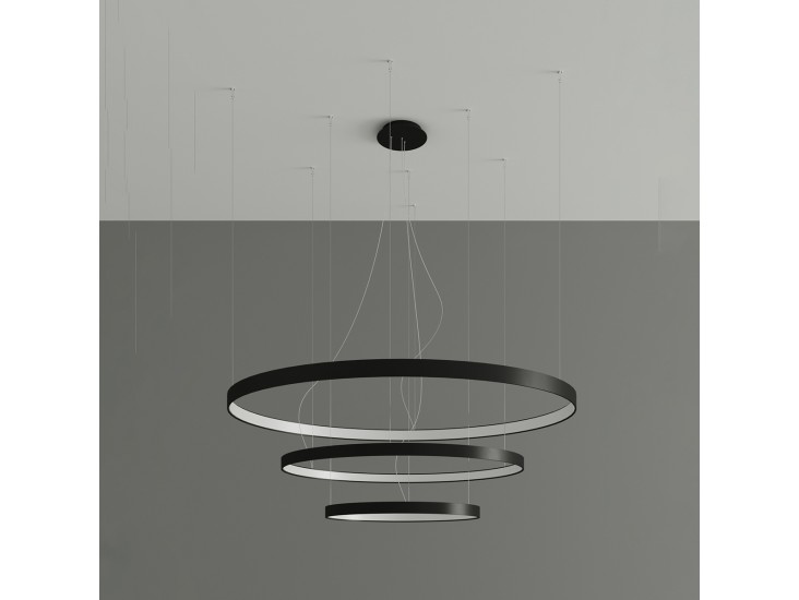Rio 3 55/78/110 fekete LED 4000K csillár Rio 3 55/78/110 fekete LED 4000K csillár