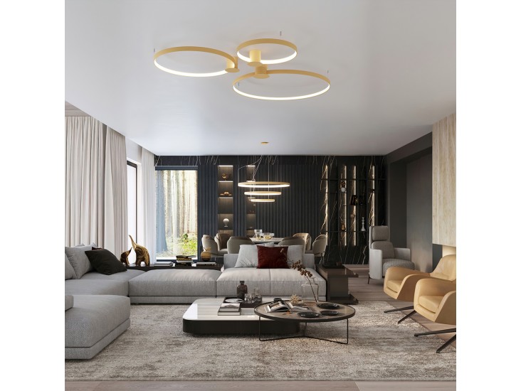 Rio 78 arany LED 3000K mennyezeti lámpa Rio 78 arany LED 3000K mennyezeti lámpa
