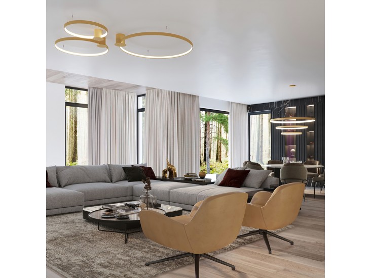 Rio 2 55/78 arany LED 4000K csillár Rio 2 55/78 arany LED 4000K csillár