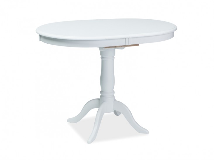 Dello bővíthető asztal (100-129x70) fehér MDF