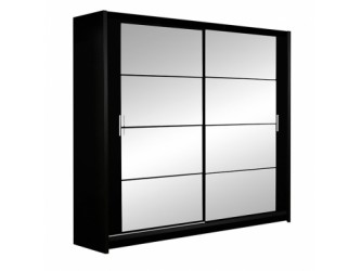 Gardrób X/160 fekete