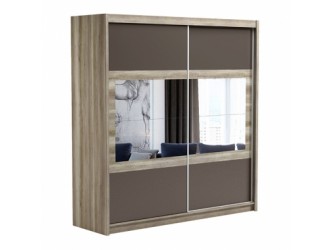 Gardrób XXIX/203 tükrös gardrób kanyon tölgy/láva