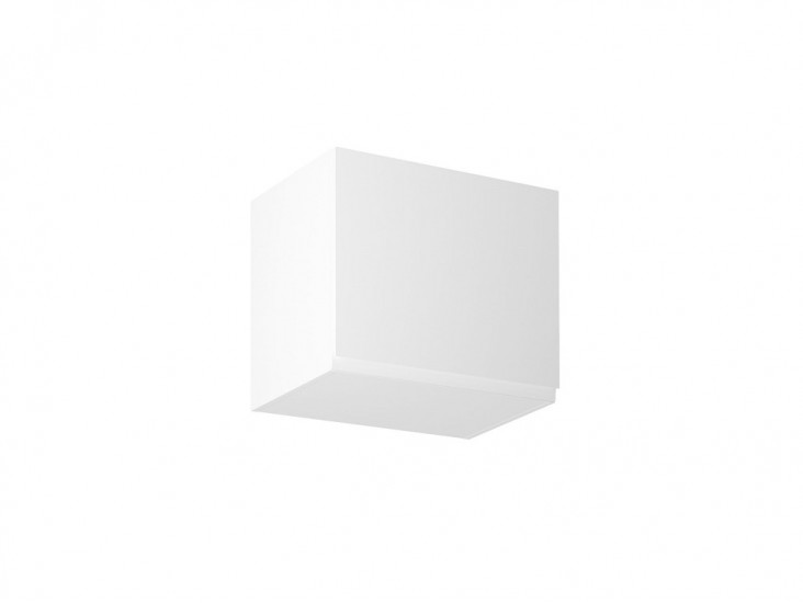 Aspen G50K - felső 50-es 1 ajtós felfelé nyíló szekrény fényes fehér