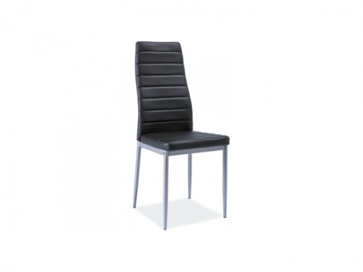 H-261 BIS étkezőszék aluminium/ fekete textilbőr H-261 BIS étkezőszék aluminium/ fekete textilbőr