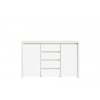 Kaspian KOM2D4S komód fehér/matt fehér komód