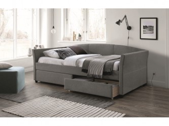 Lanta ágy 90X200 szürke/ fekete TAP. 54