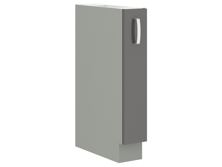 NIKI 6. 15 D CARGO BB 15x82x52 cm fényes szürke/szürke konyha
