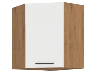 Niki 30. konyha 60X60 GN-72 1F (45°) 58,5x71,5x58,5cm fényes fehér/lancelot tölgy