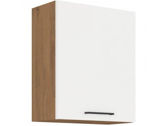 Niki 30. konyha 60 G-72 1F 60x71,5x31cm fényes fehér/lancelot tölgy