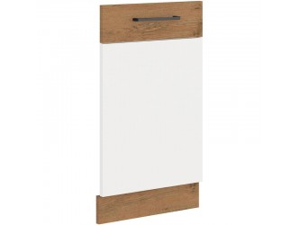 Niki 30. konyha mosogatógép ajtó ZM 446x713cm fényes fehér/lancelot tölgy
