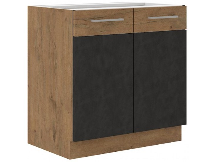 Niki 29. 80 ZL 2F BB 80x82x52cm matera/lancelot tölgy (munkalap nélkül)