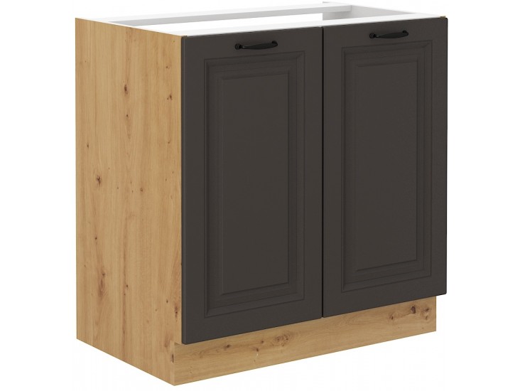 Niki 33. 80 ZL 2F BB 80x82x52cm grafit/ artisan tölgy (munkalap nélkül) Niki 33. 80 ZL 2F BB 80x82x52cm grafit/ artisan tölgy (munkalap nélkül)