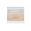 Nepo Plus KOM1S sonoma/fehér éjjeli szekrény