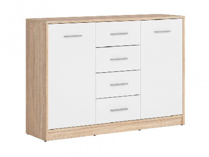 Nepo Plus KOM2D4S fehér/sonoma Nepo Plus KOM2D4S fehér/sonoma