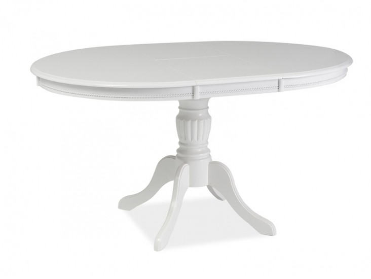 Olivia bővíthető étkezőasztal fehér láb/fehér MDF asztallap (106-141x106x76) Olivia bővíthető étkezőasztal fehér láb/fehér MDF asztallap (106-141x106x76)