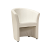 TM-1 fotel krém textilbőr (EK-0)