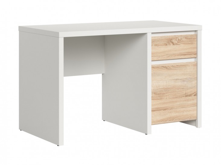 Kaspian BIU1D1S/120 íróasztal sonoma/ fehér