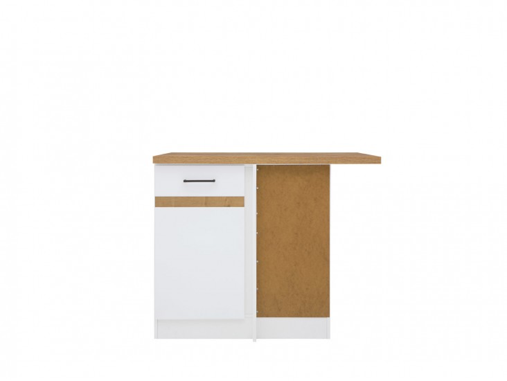 Junona Line DNW/100/82 P fényes fehér, betét: arany craft tölgy Junona Line DNW/100/82 P fényes fehér, betét: arany craft tölgy