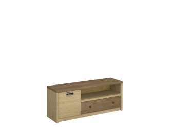 Denzel RTV1D1S/125 tv állvány lefkas tölgy/ cremona tölgy