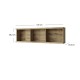 Doorset RW 135 fali szekrény navarra tölgy Doorset RW 135 fali szekrény navarra tölgy