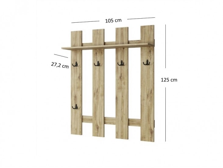 Doorset W 105 fogas navarra tölgy Doorset W 105 fogas navarra tölgy