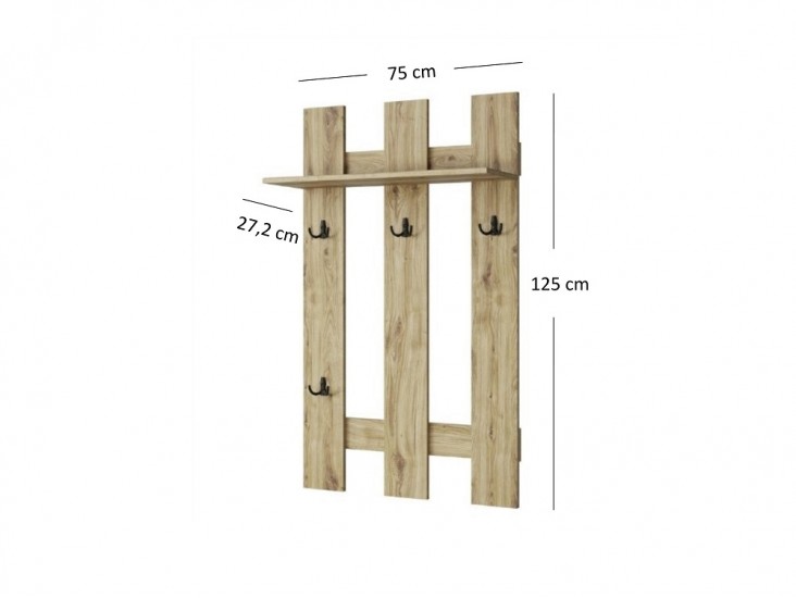 Doorset W 75 fogas navarra tölgy Doorset W 75 fogas navarra tölgy