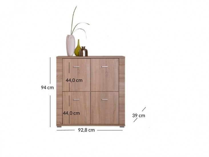 Gress K4D komód sonoma tölgy Gress K4D komód sonoma tölgy