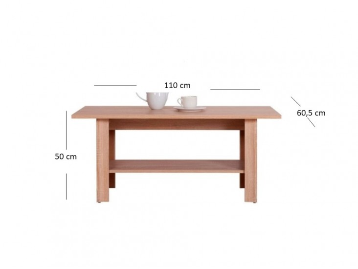 Gress L110 asztalka sonoma tölgy Gress L110 asztalka sonoma tölgy