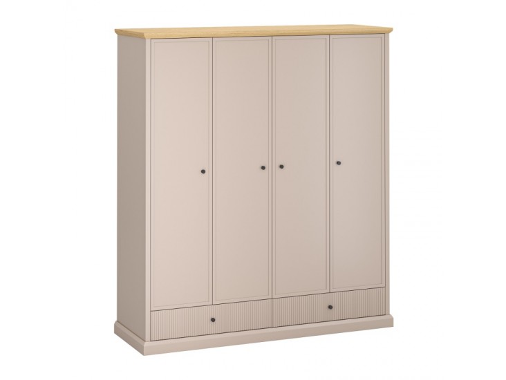 Idello SZ4D2S gardrób szekrény kőtölgy/ taupe Idello SZ4D2S gardrób szekrény kőtölgy/ taupe