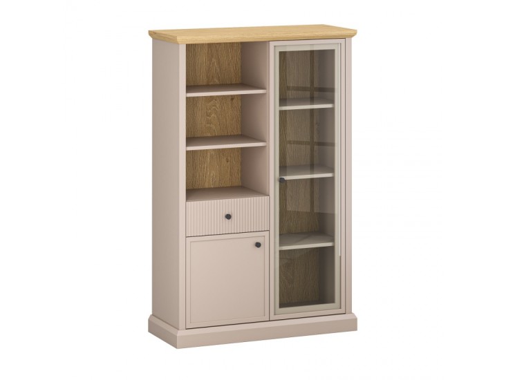Idello WN1D1W1S alacsony vitrin kőtölgy/ taupe Idello WN1D1W1S alacsony vitrin kőtölgy/ taupe