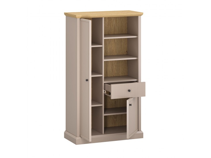 Idello RN2D1S alacsony polcos szekrény kőtölgy/ taupe Idello RN2D1S alacsony polcos szekrény kőtölgy/ taupe