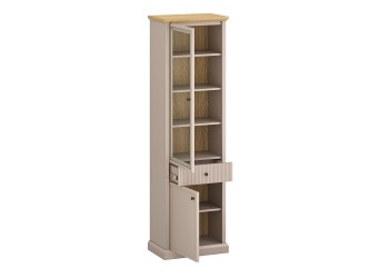Idello W1D1W1S vitrin kőtölgy/ taupe