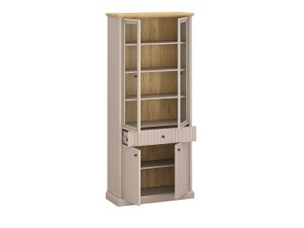 Idello W2D2W1S vitrin kőtölgy/ taupe