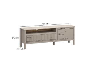 Kleo RTV1D1S/160 [B] tv állvány taupe