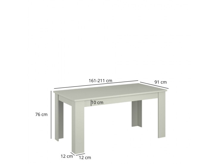 Karin STO160/210 bővíthető étkező asztal evok tölgy/ kasmír Karin STO160/210 bővíthető étkező asztal evok tölgy/ kasmír