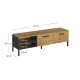 Santes RTV2K/155 antracit/ arany craft tölgy Santes RTV2K/155 antracit/ arany craft tölgy